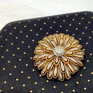 Vintage D’Orlan Flower Brooch